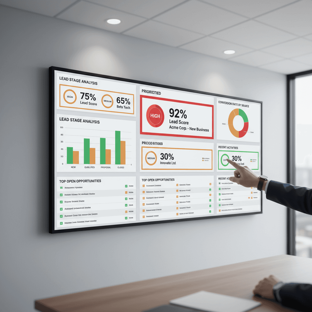 Lead qualification dashboard