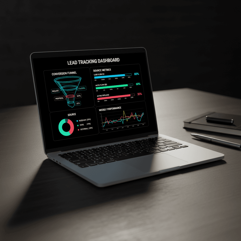 Lead tracking dashboard